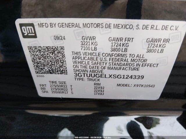 2025 GMC SIERRA 1500 4WD SHORT BOX DENALI 9