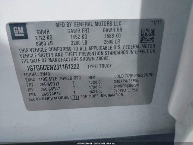 2018 GMC CANYON SLE 9