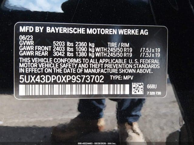 2023 BMW X3 SDRIVE30I 9