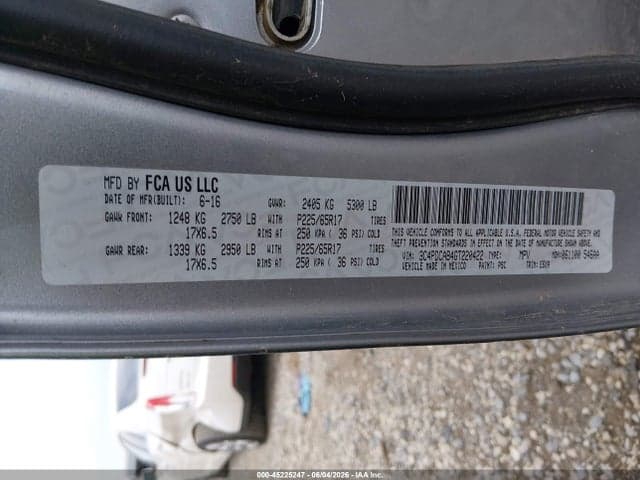2016 DODGE JOURNEY SE 9