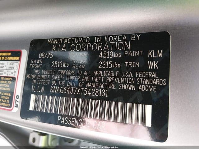 2026 KIA K5 GT-LINE AWD 9