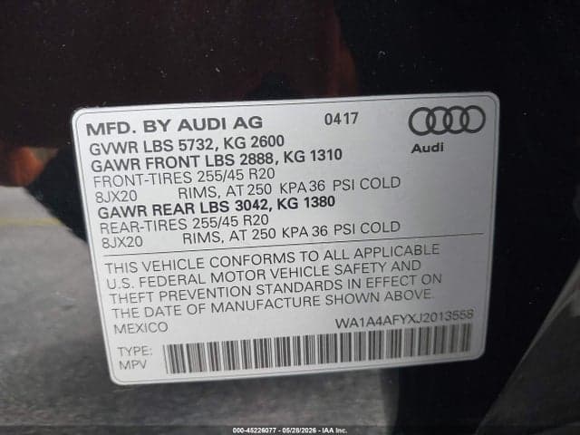 2018 AUDI SQ5 3.0T PREMIUM PLUS 9