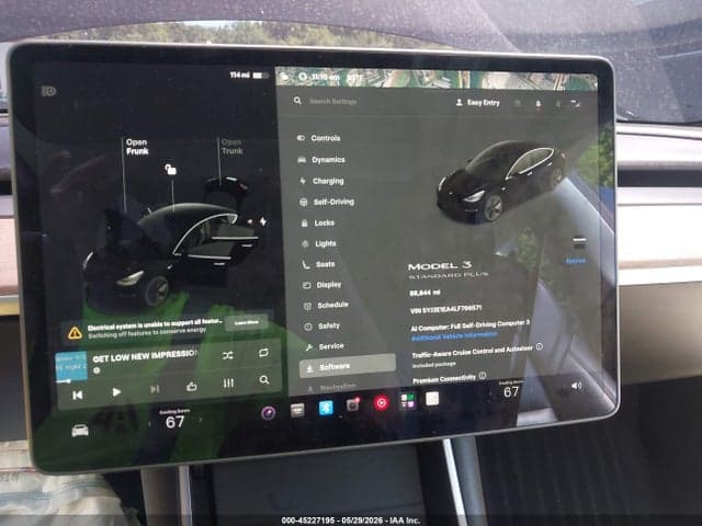 2020 TESLA MODEL 3 STANDARD RANGE PLUS REAR-WHEEL DRIVE/STANDARD RANGE REAR-WHEEL DRIVE 7