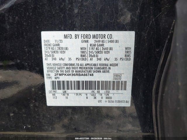 2024 FORD EDGE TITANIUM 9