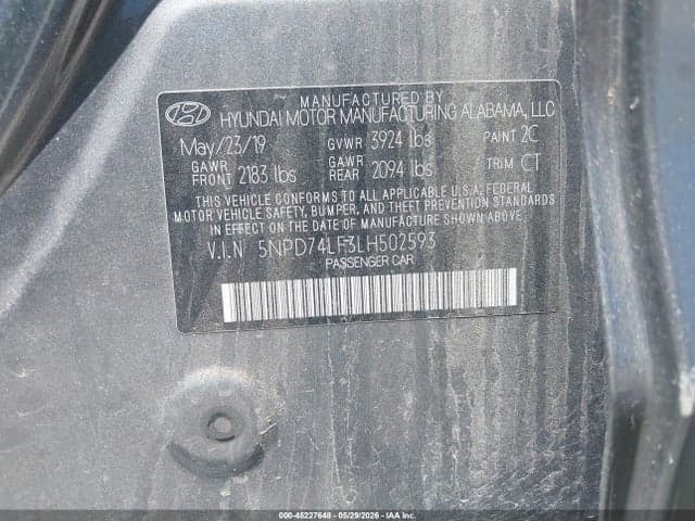 2020 HYUNDAI ELANTRA SE 9