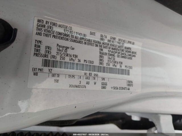 2016 FORD FOCUS SE 9