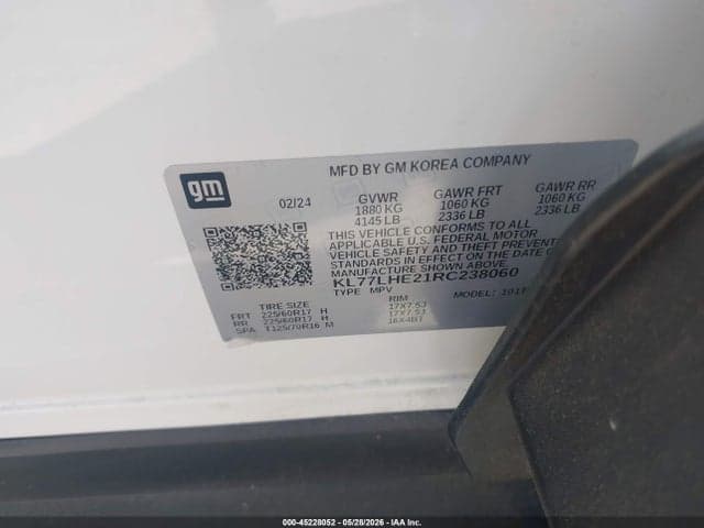 2024 CHEVROLET TRAX FWD LT 9