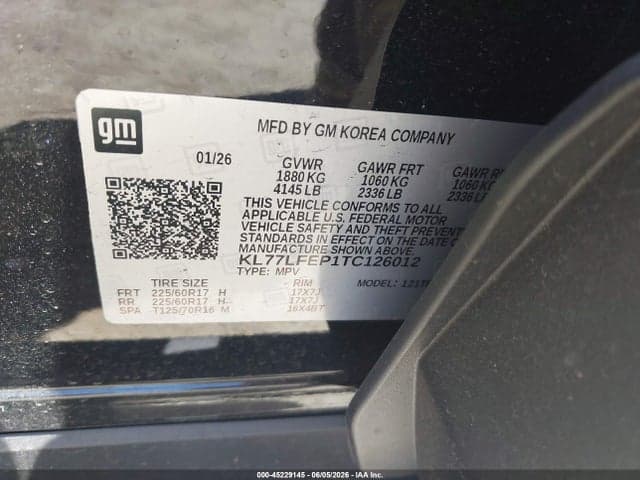 2026 CHEVROLET TRAX FWD LS 9