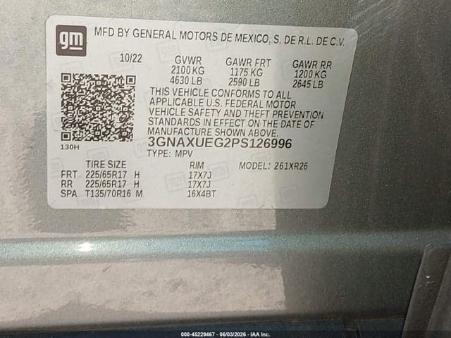 2023 CHEVROLET EQUINOX AWD LT 9