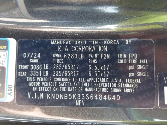 2025 KIA CARNIVAL MPV LXS 9