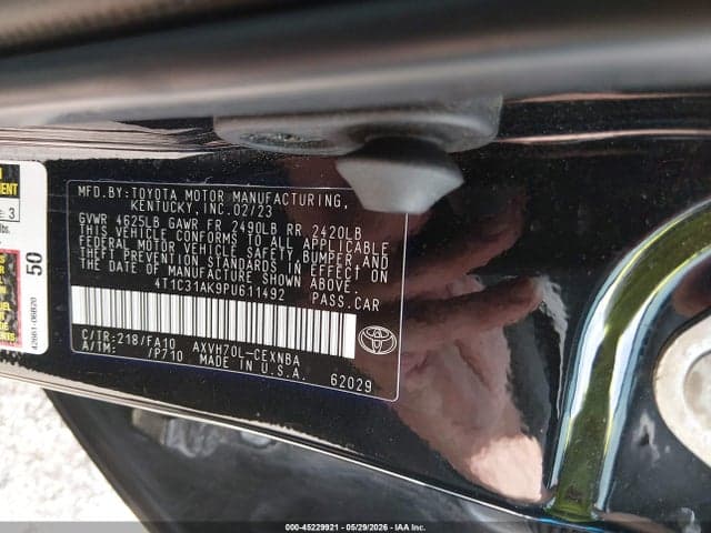 2023 TOYOTA CAMRY LE HYBRID 9