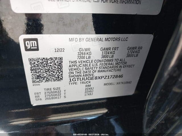 2023 GMC SIERRA 1500 4WD SHORT BOX DENALI 9