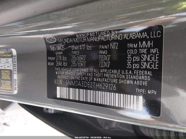 2026 HYUNDAI TUCSON SE 9