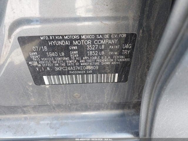 2019 HYUNDAI ACCENT SE 9