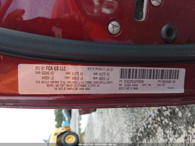2019 DODGE CHALLENGER SXT 9
