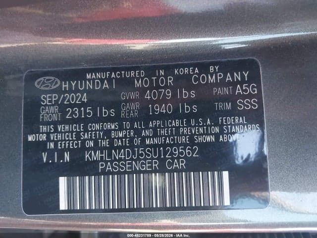 2025 HYUNDAI ELANTRA HYBRID LIMITED 9