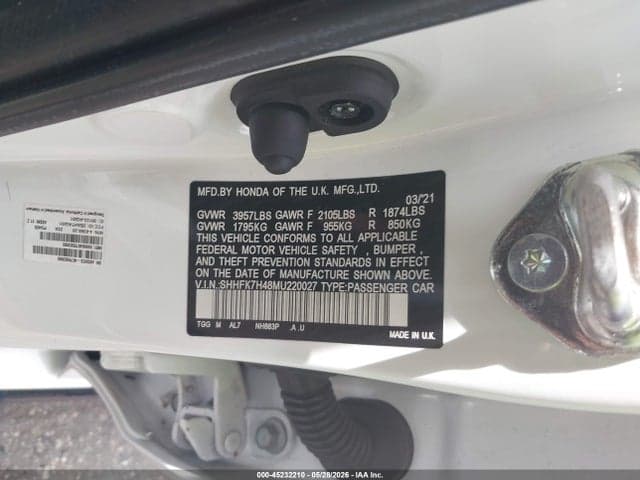 2021 HONDA CIVIC SPORT 9