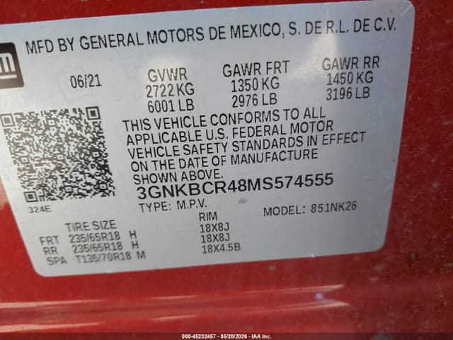 2021 CHEVROLET BLAZER FWD 2LT 9