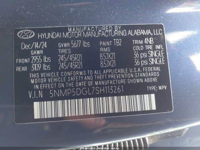 2025 HYUNDAI SANTA FE CALLIGRAPHY 9