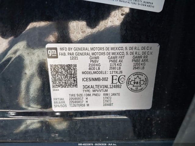 2022 GMC TERRAIN SLE 9