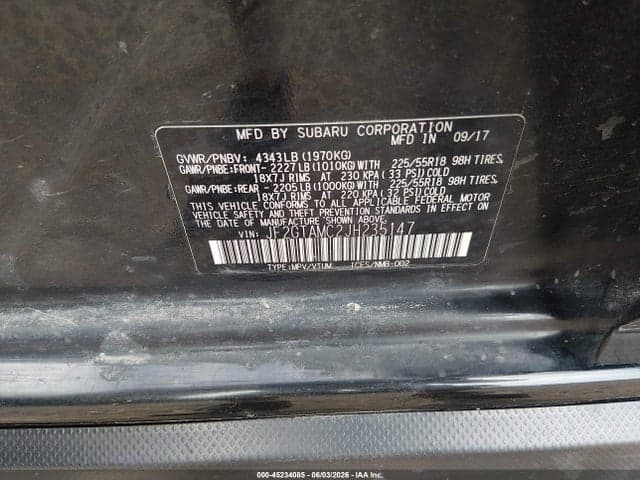 2018 SUBARU CROSSTREK 2.0I LIMITED 9