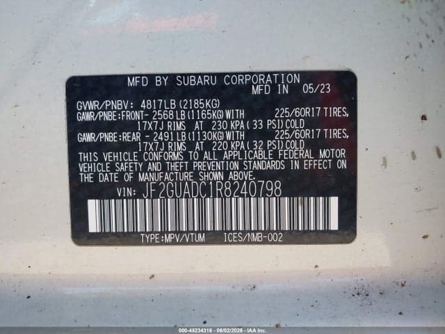 2024 SUBARU CROSSTREK PREMIUM 9