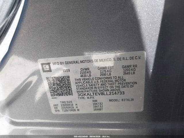 2020 GMC TERRAIN AWD SLE 9