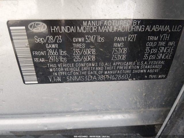 2023 HYUNDAI SANTA FE SEL 9