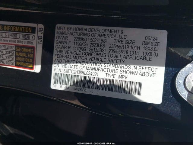 2024 ACURA RDX STANDARD 9