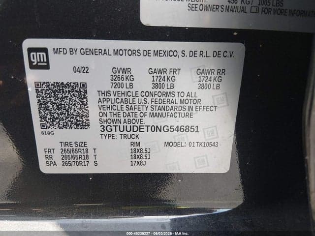 2022 GMC SIERRA 1500 4WD SHORT BOX SLT 9