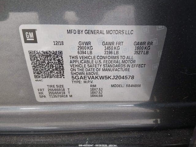 2019 BUICK ENCLAVE AWD ESSENCE 9