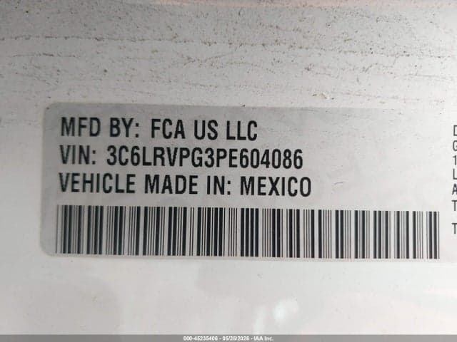 2023 RAM PROMASTER 2500 WINDOW VAN HIGH ROOF 159 WB 9