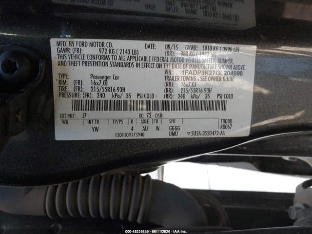 2016 FORD FOCUS SE 9