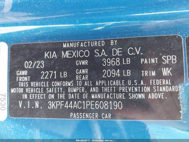 2023 KIA FORTE GT 9