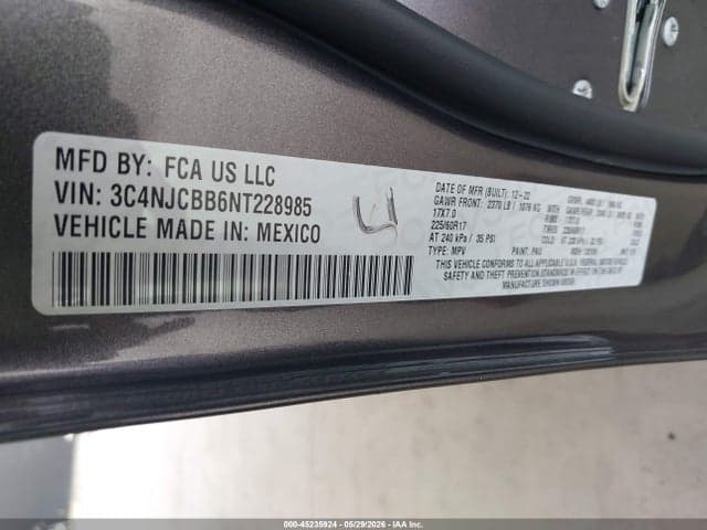 2022 JEEP COMPASS LATITUDE FWD 9