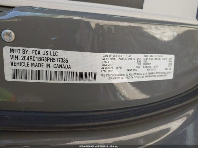 2023 CHRYSLER PACIFICA TOURING L 9