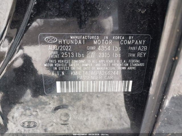 2023 HYUNDAI SONATA SEL 9