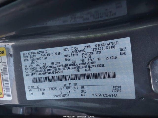 2024 FORD RANGER XLT 9