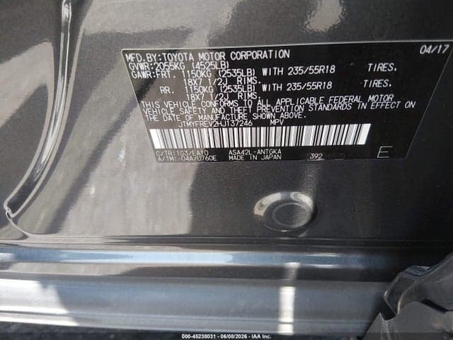 2017 TOYOTA RAV4 LIMITED 9