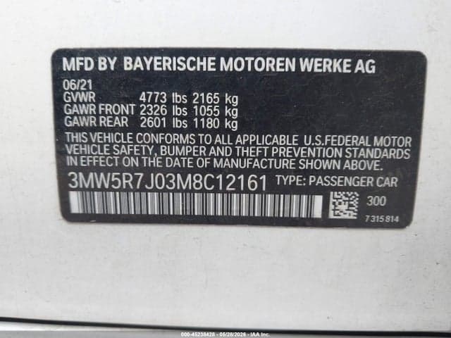 2021 BMW 330I XDRIVE 9