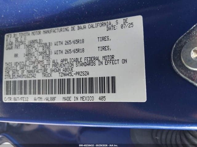 2025 TOYOTA TACOMA TRD SPORT 9