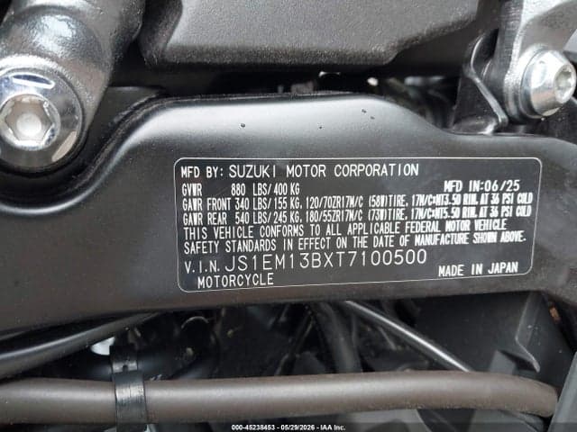 2026 SUZUKI GSX800 F 10