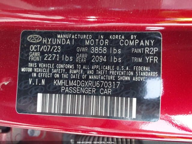 2024 HYUNDAI ELANTRA SEL 9