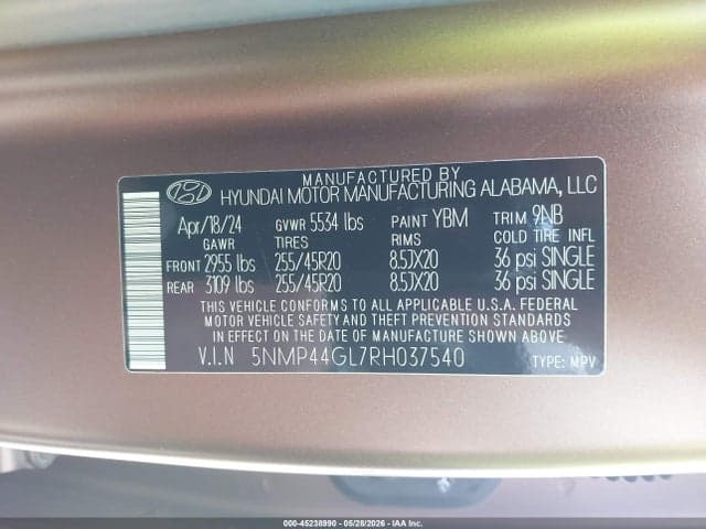 2024 HYUNDAI SANTA FE LIMITED 9