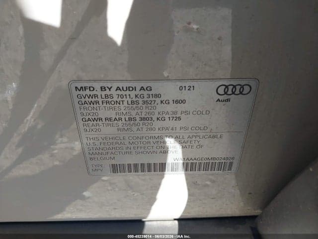 2021 AUDI E-TRON PREMIUM QUATTRO 9