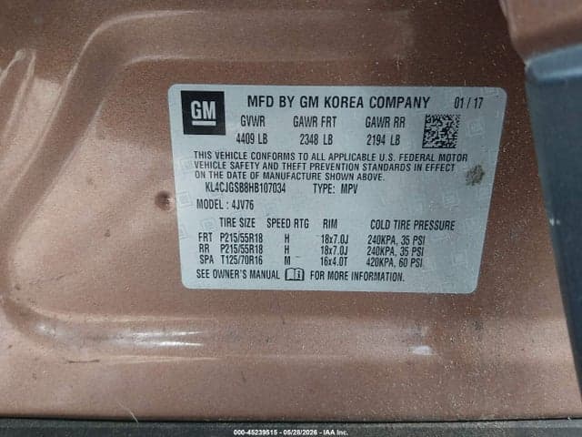 2017 BUICK ENCORE ESSENCE 9