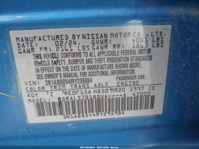 2024 NISSAN SENTRA SR XTRONIC CVT 9