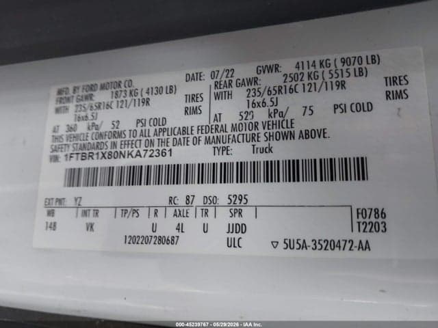 2022 FORD TRANSIT-250 9