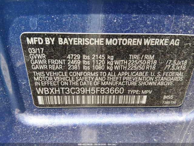 2017 BMW X1 XDRIVE28I 9