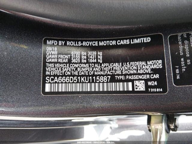 2019 ROLLS-ROYCE DAWN 4